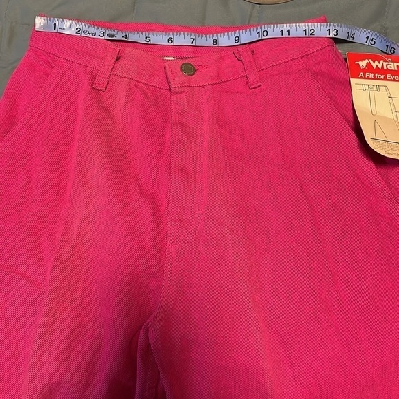 VTG Wrangler Jeans 26” Deadstock 80s Waist Mom Western Hot Pink Eclectic Max - Picture 13 of 16